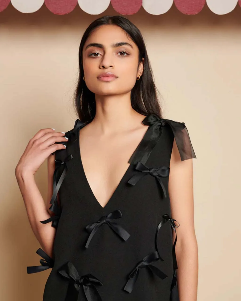 Butter Bow Mini Dress sold by ban.do product image thumbnail 2