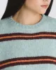 Suzie Stripe Crew Sweater sold by ban.do