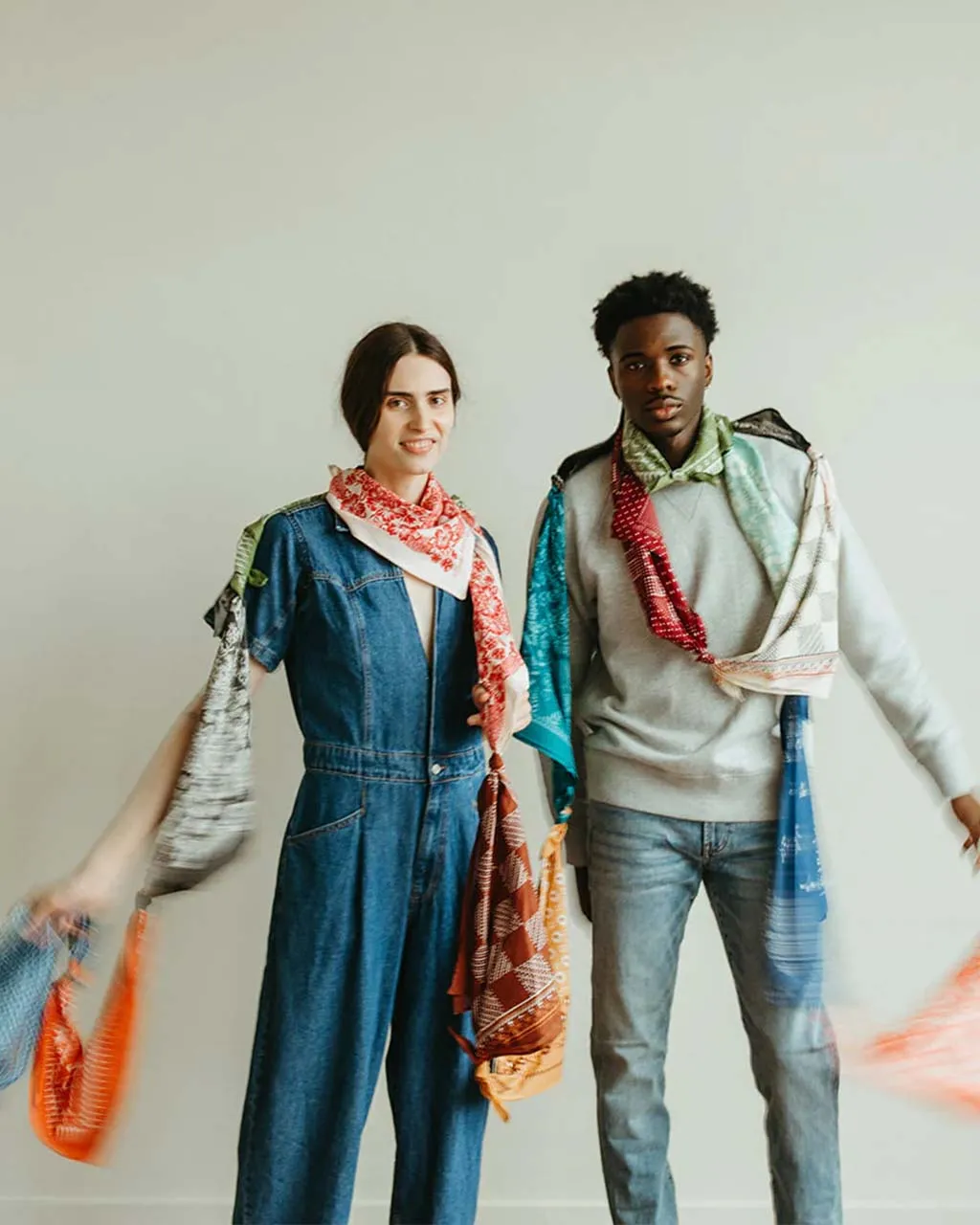 Cotton Blossom Bandana - Sand sold by ban.do product image thumbnail 3