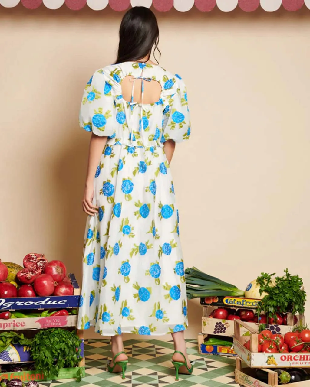Orchard Jacquard Midi Dress sold by ban.do product image thumbnail 2