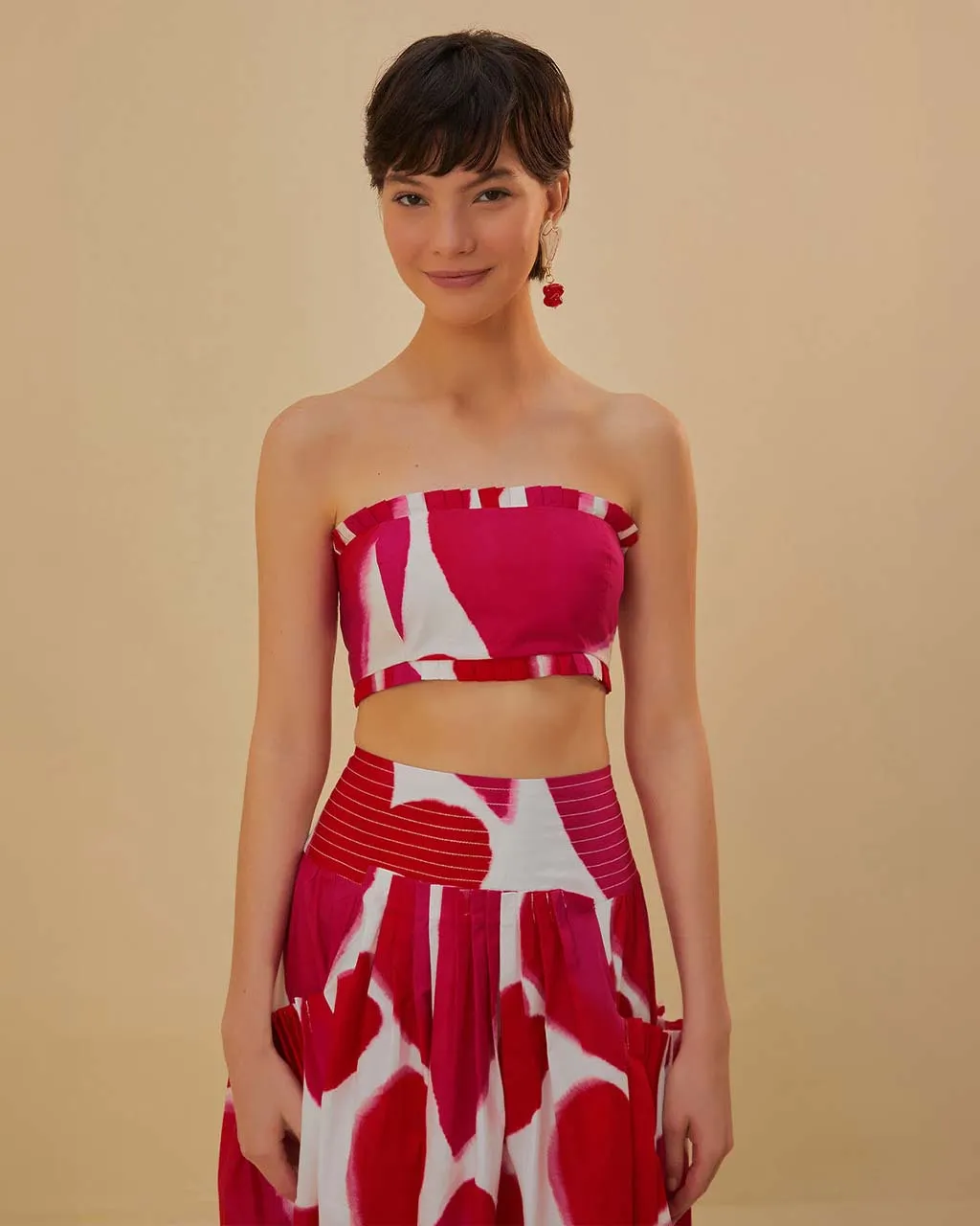 Painted Hearts Sleeveless Top sold by ban.do