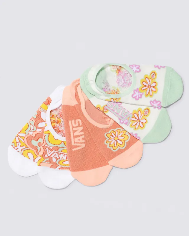 Psychedelic Floral Canoodle Socks sold by ban.do