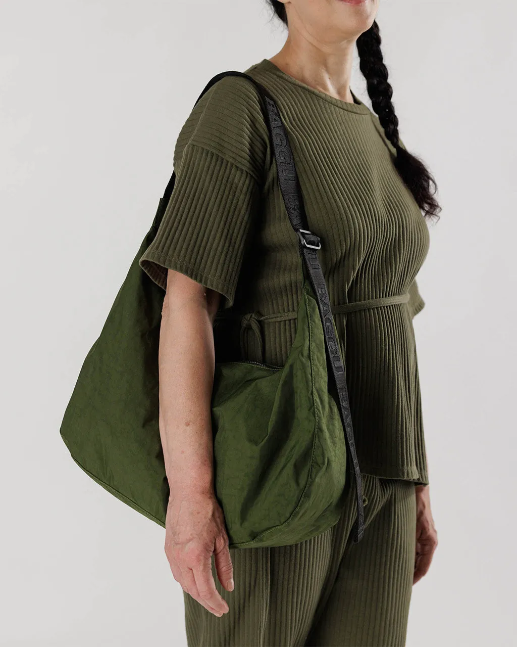 Large Nylon Crescent Bag - Bay Laurel sold by ban.do product image thumbnail 2