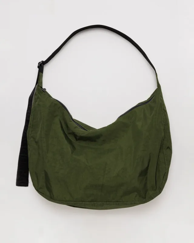 Large Nylon Crescent Bag - Bay Laurel made by ban.do