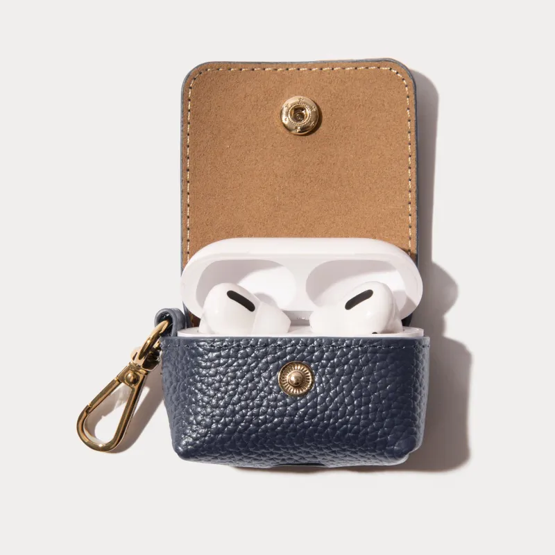 Avery AirPods Clip-On Pouch - Navy/Gold made by Bandolier