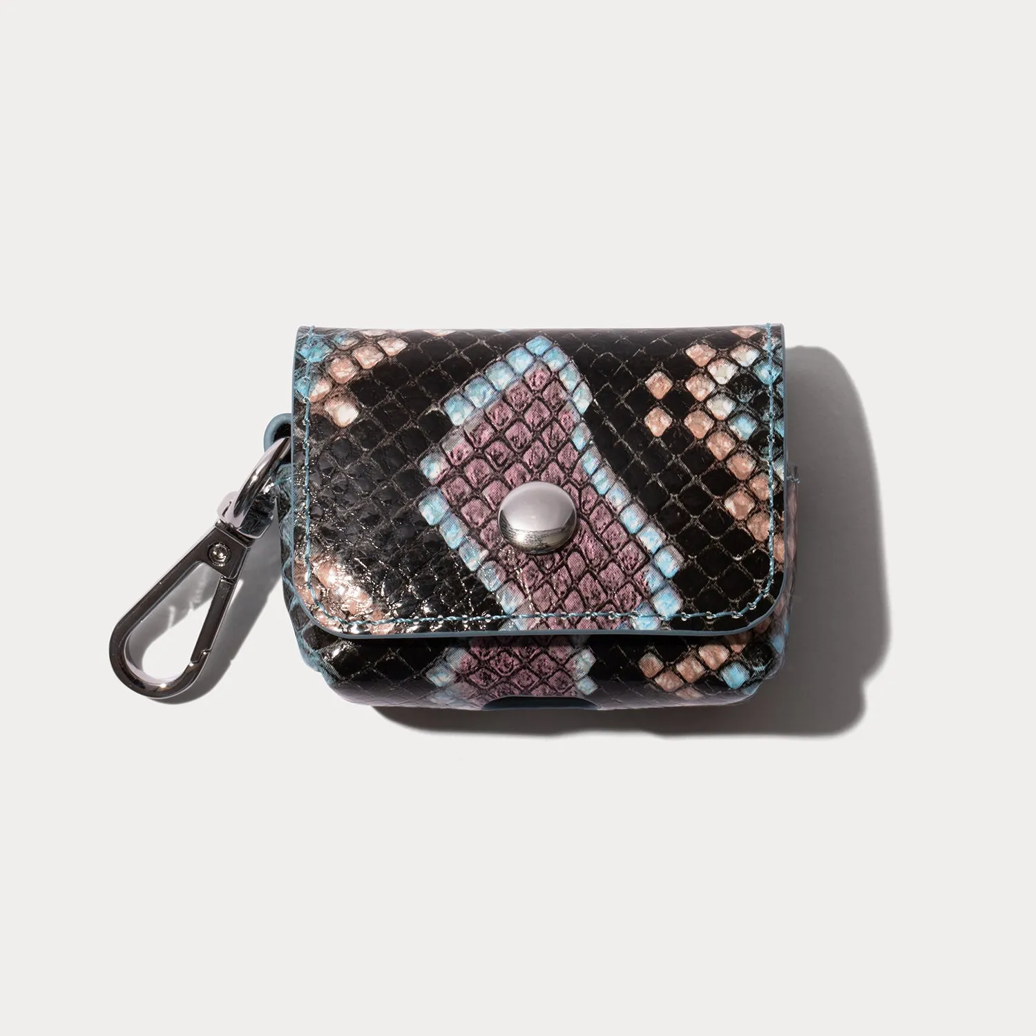 Avery AirPods Clip-On Pouch - Prism Snake/Silver Chrome sold by Bandolier product image thumbnail 2