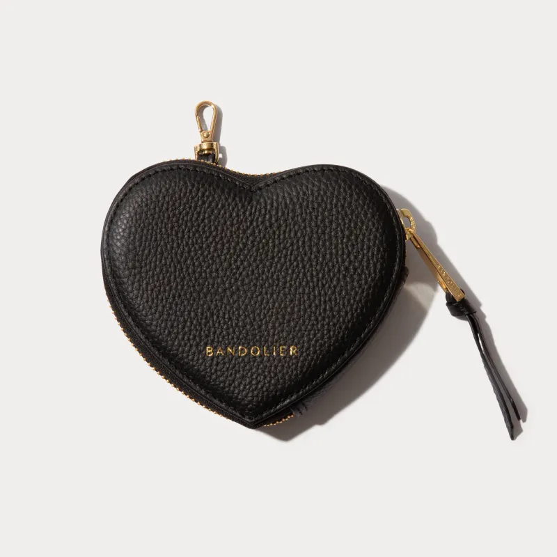 Magnet Heart Wallet - Black/Gold made by Bandolier