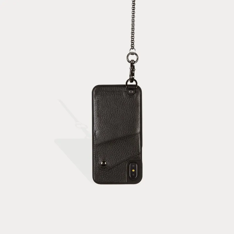 Ryder Wallet Chain Strap - Black/Pewter made by Bandolier
