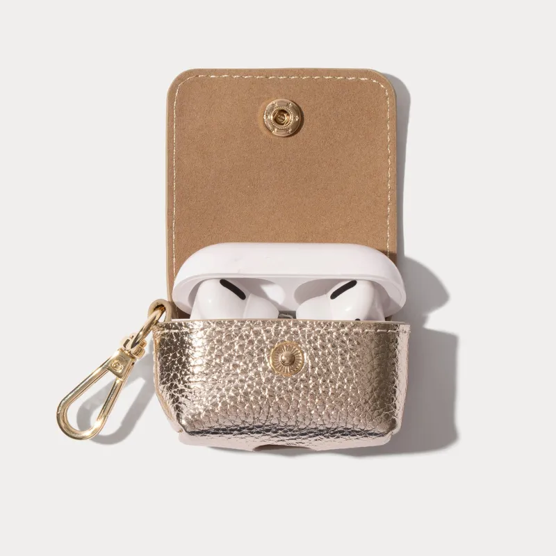 Avery AirPods Clip-On Pouch - Metallic Gold/Gold made by Bandolier