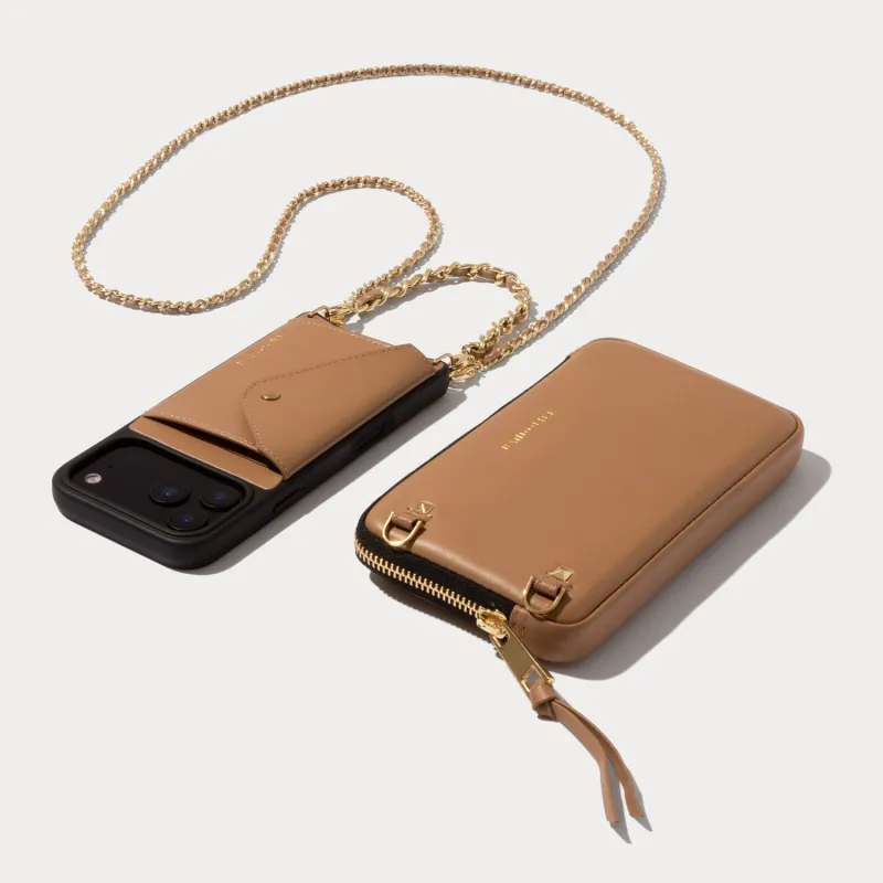 Lily Pouch Set - Tan/Gold made by Bandolier