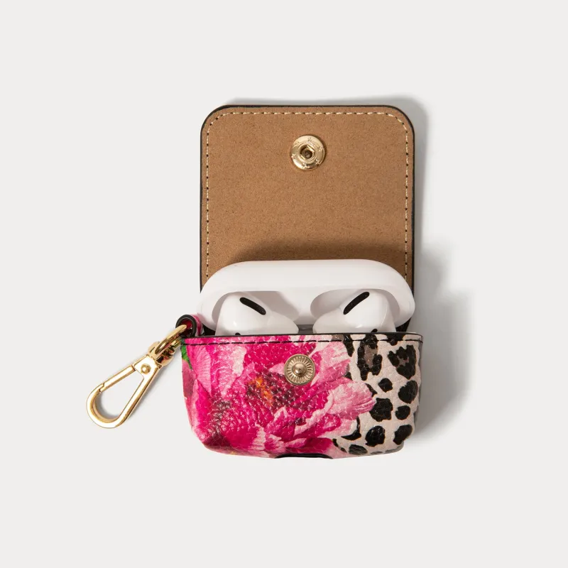 Avery AirPods Clip-On Pouch - Ceci Cheetah/Gold made by Bandolier