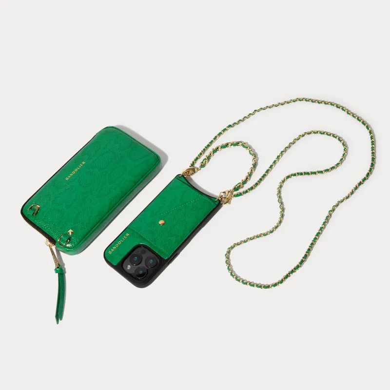 Lily Expanded Set - Green Snake/Gold made by Bandolier