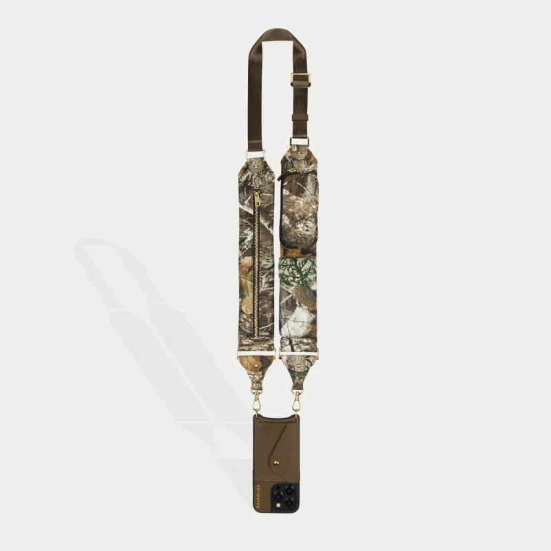 Billie Utility Crossbody with Case - Realtree/Gold made by Bandolier