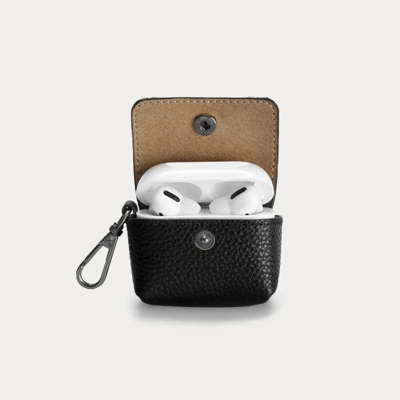 Avery AirPods Clip-On Pouch - Black/Pewter made by Bandolier