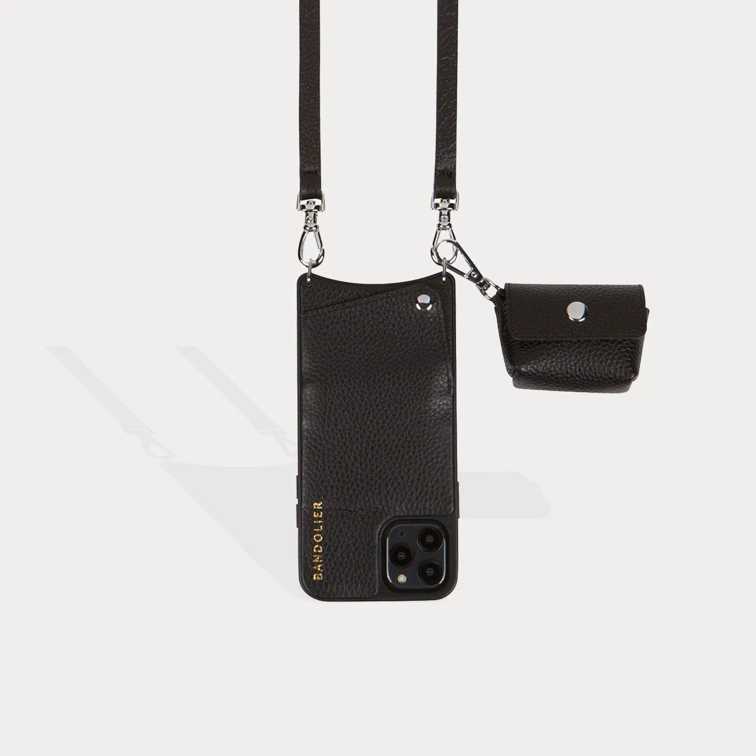 Avery AirPods Clip-On Pouch - Black/Silver sold by Bandolier product image thumbnail 2