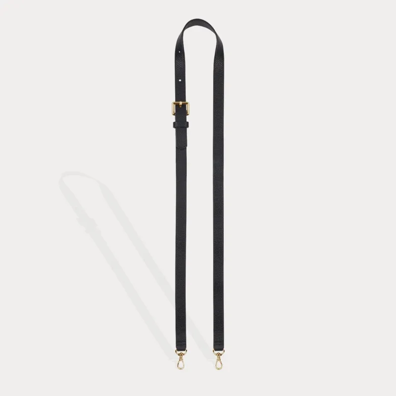 Hailey Strap Only - Black/Gold made by Bandolier