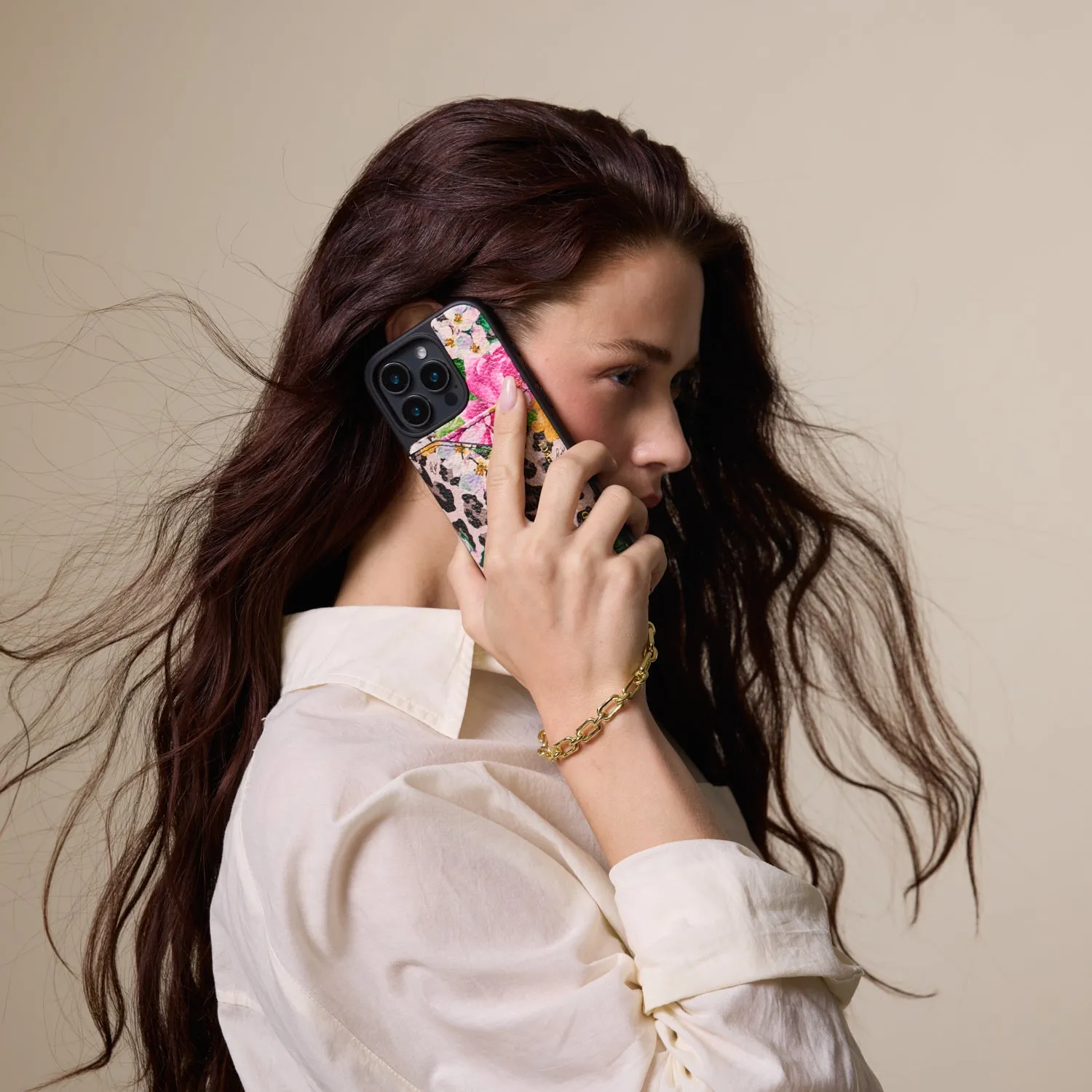 Valentina Duet Pouch Set - Ceci Cheetah/Gold sold by Bandolier product image thumbnail 4