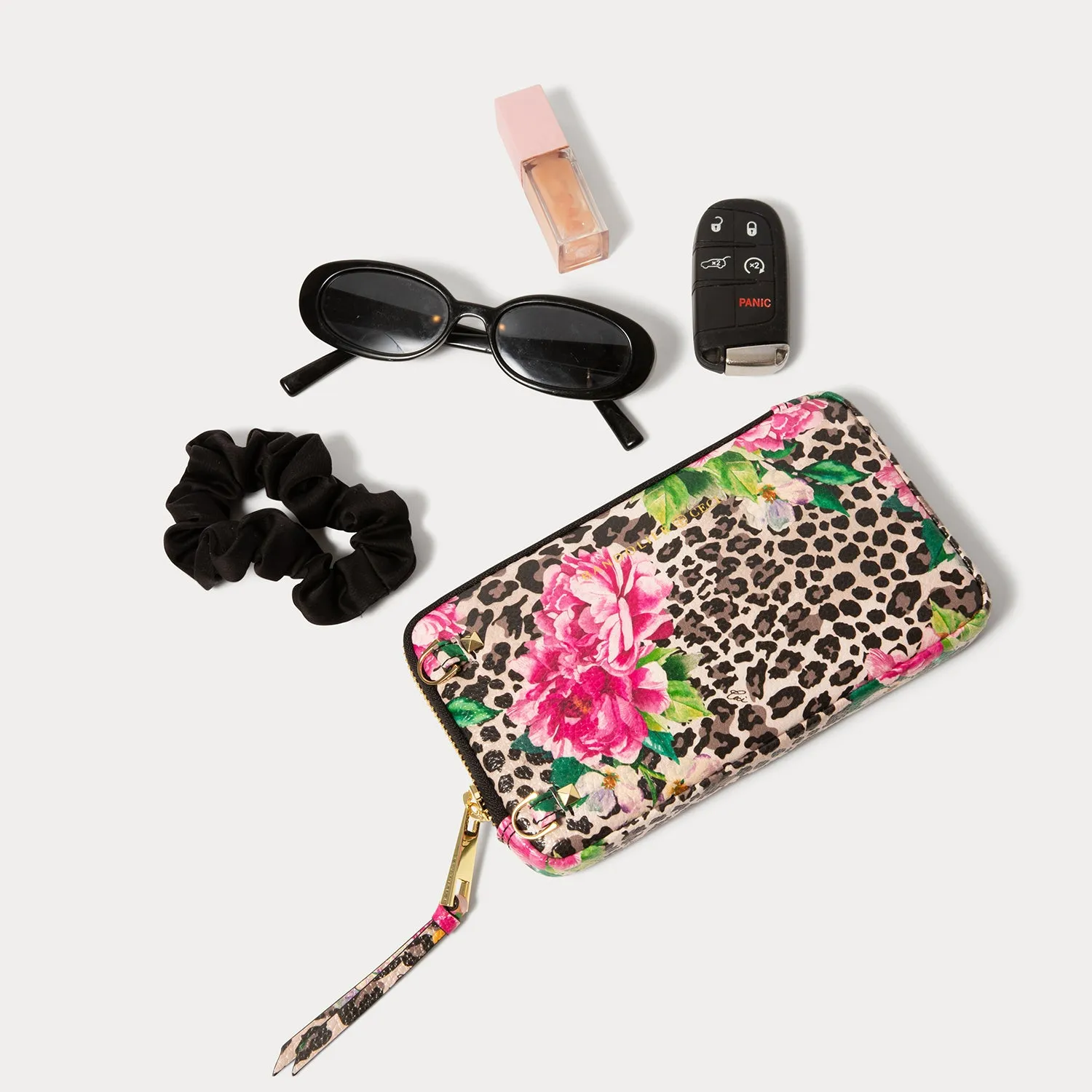 Valentina Duet Pouch Set - Ceci Cheetah/Gold sold by Bandolier product image thumbnail 5