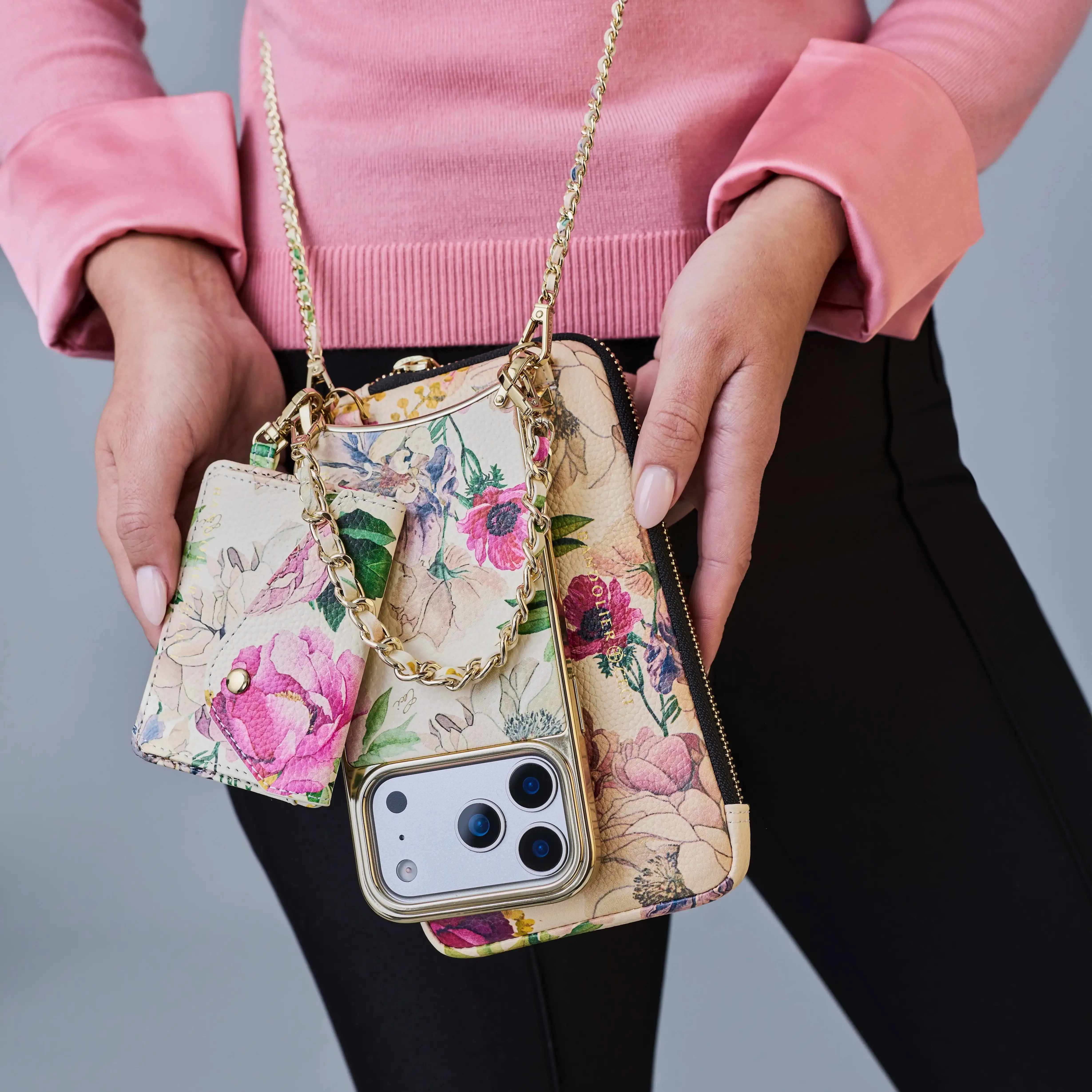 Rae Magnet Duet Essentials Set - Ceci Ivory Floral/Gold sold by Bandolier product image thumbnail 3