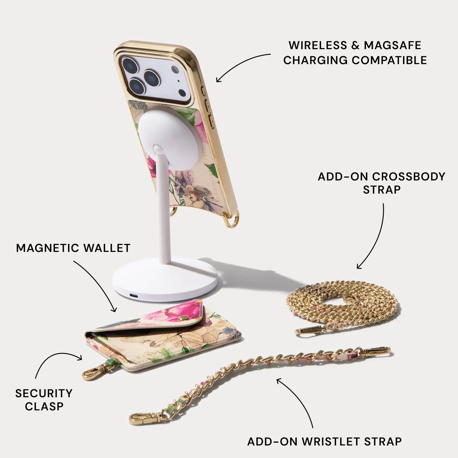 Rae Magnet Duet Essentials Set - Ceci Ivory Floral/Gold sold by Bandolier product image thumbnail 2