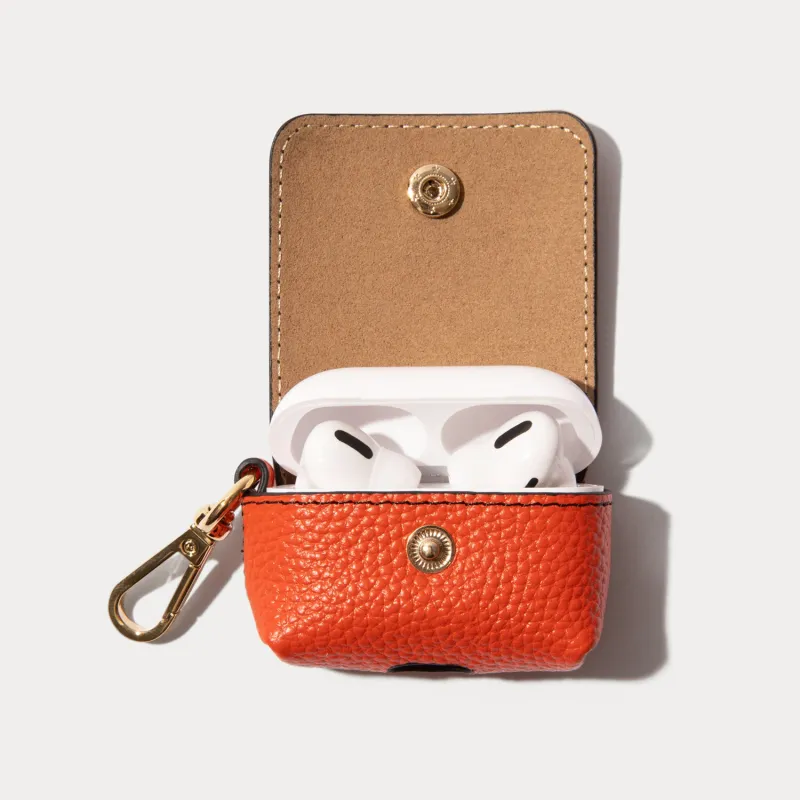 Avery AirPods Clip-On Pouch - Orange/Gold made by Bandolier