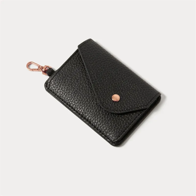 Add-On Magnet Wallet - Black/Rose Gold made by Bandolier