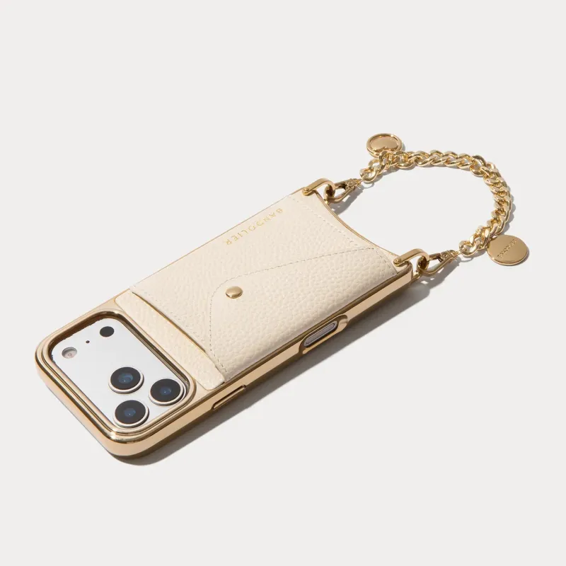 Maya - Ivory/Chrome Gold made by Bandolier