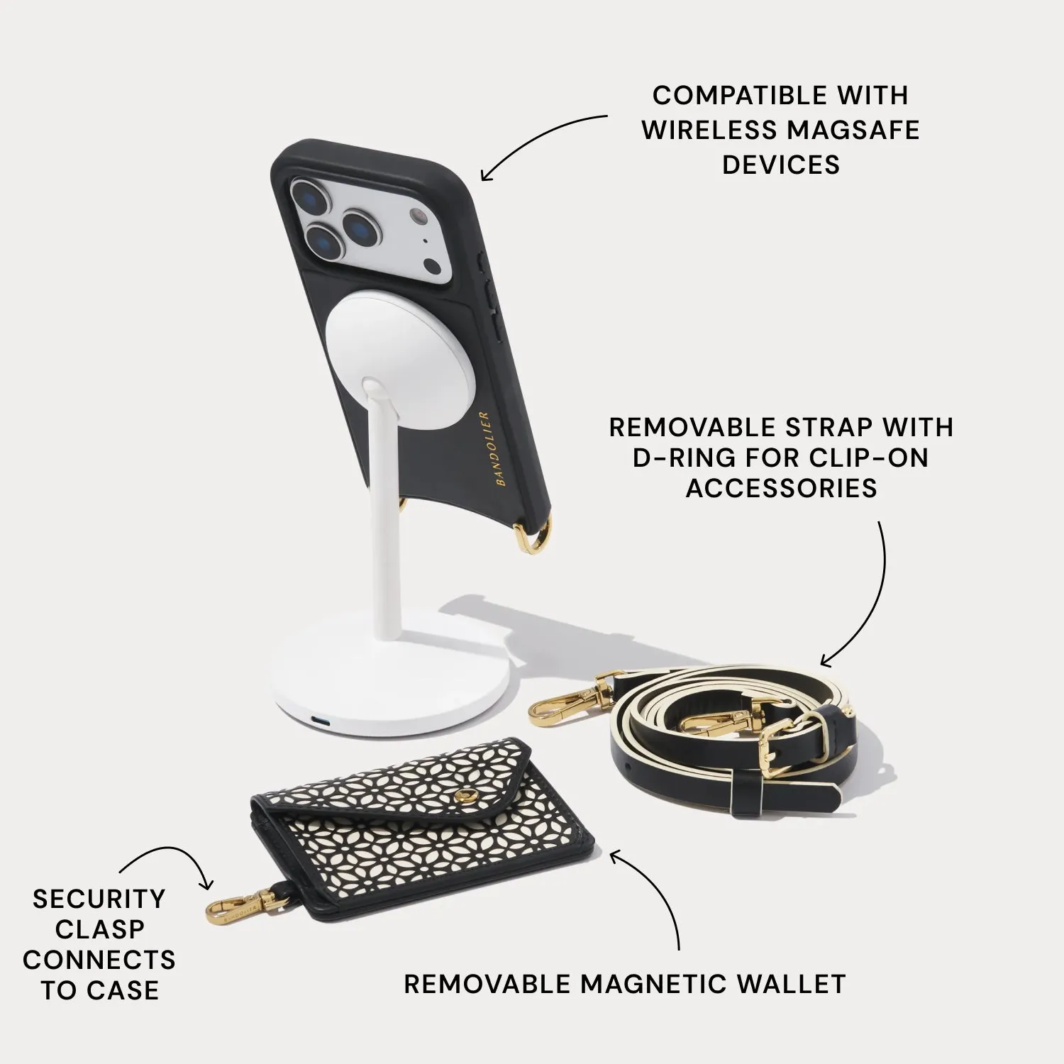 Mira Magnet Essentials Set - Black Ivory/Gold sold by Bandolier product image thumbnail 3