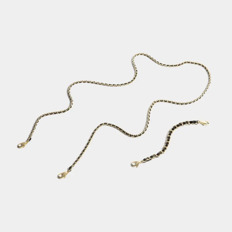 Lily Strap Set - Black/Gold made by Bandolier
