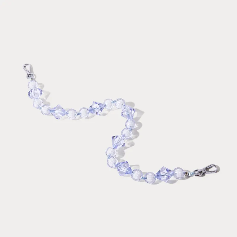 Brandi Wristlet  - Pastel Periwinkle/Silver made by Bandolier
