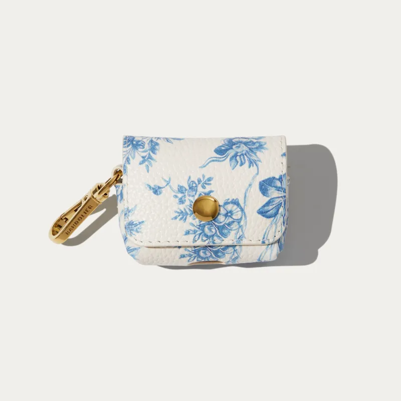 Avery AirPod Clip-On Pouch - Chambray Toile/Gold made by Bandolier