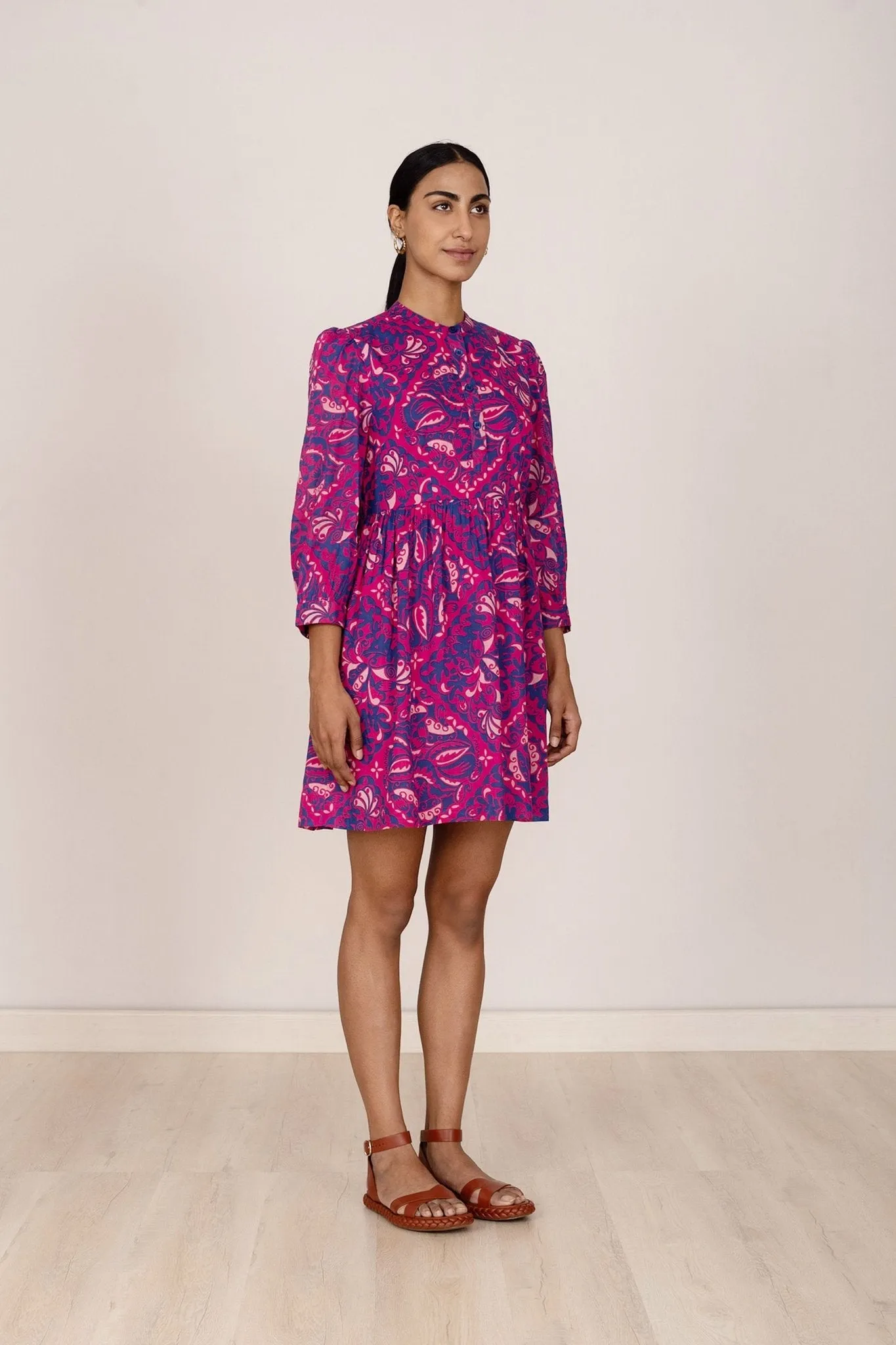 Lucia Dress Bandana Fuchsia sold by Banjanan product image thumbnail 4