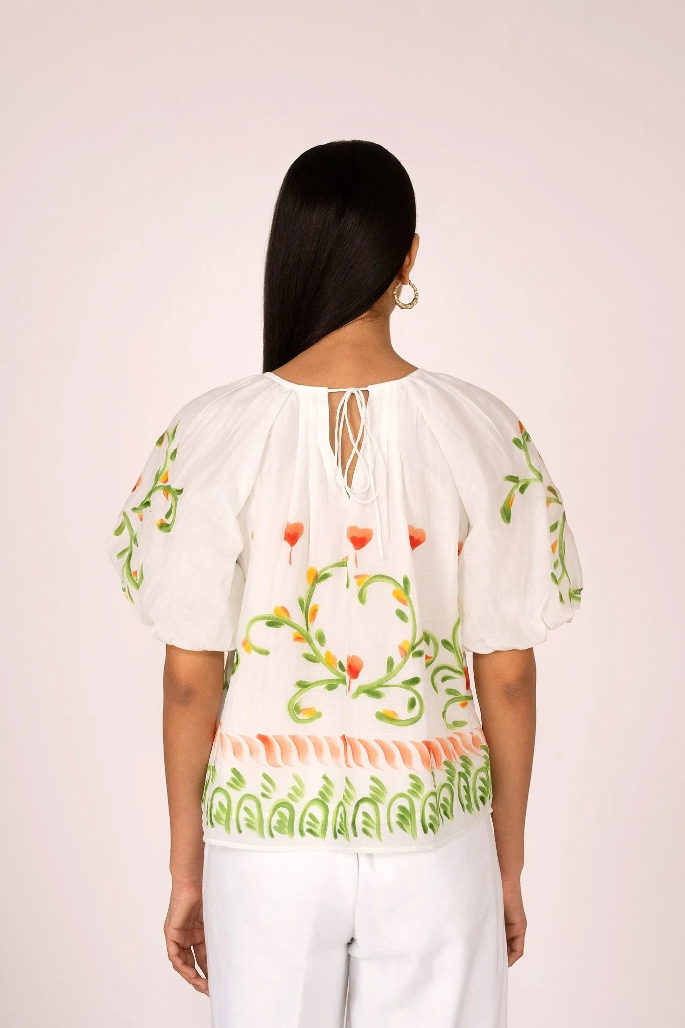 Oana Top Hand Painted Watermelon sold by Banjanan product image thumbnail 3