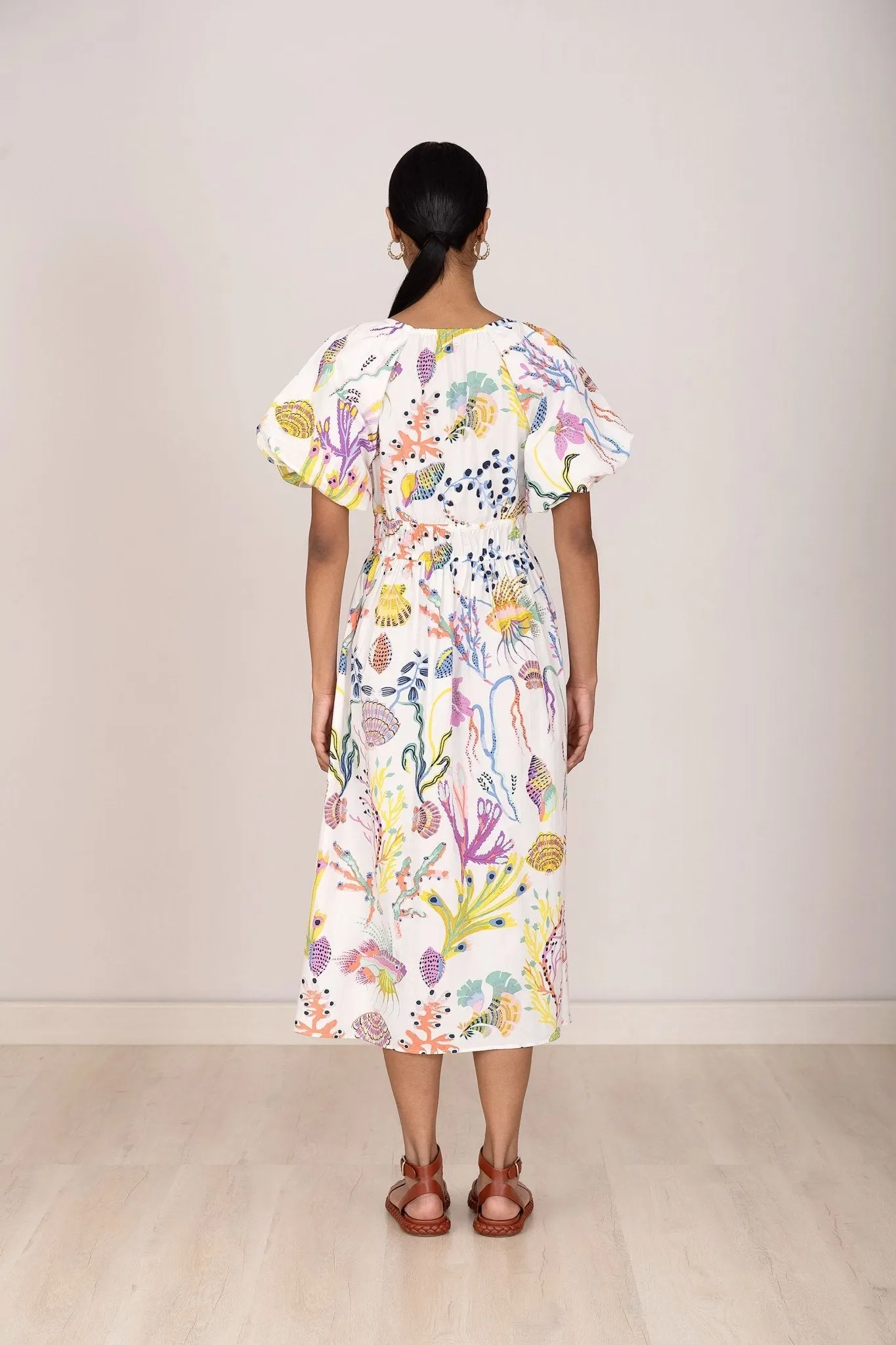 Francesca Dress Marine Mirage sold by Banjanan product image thumbnail 3