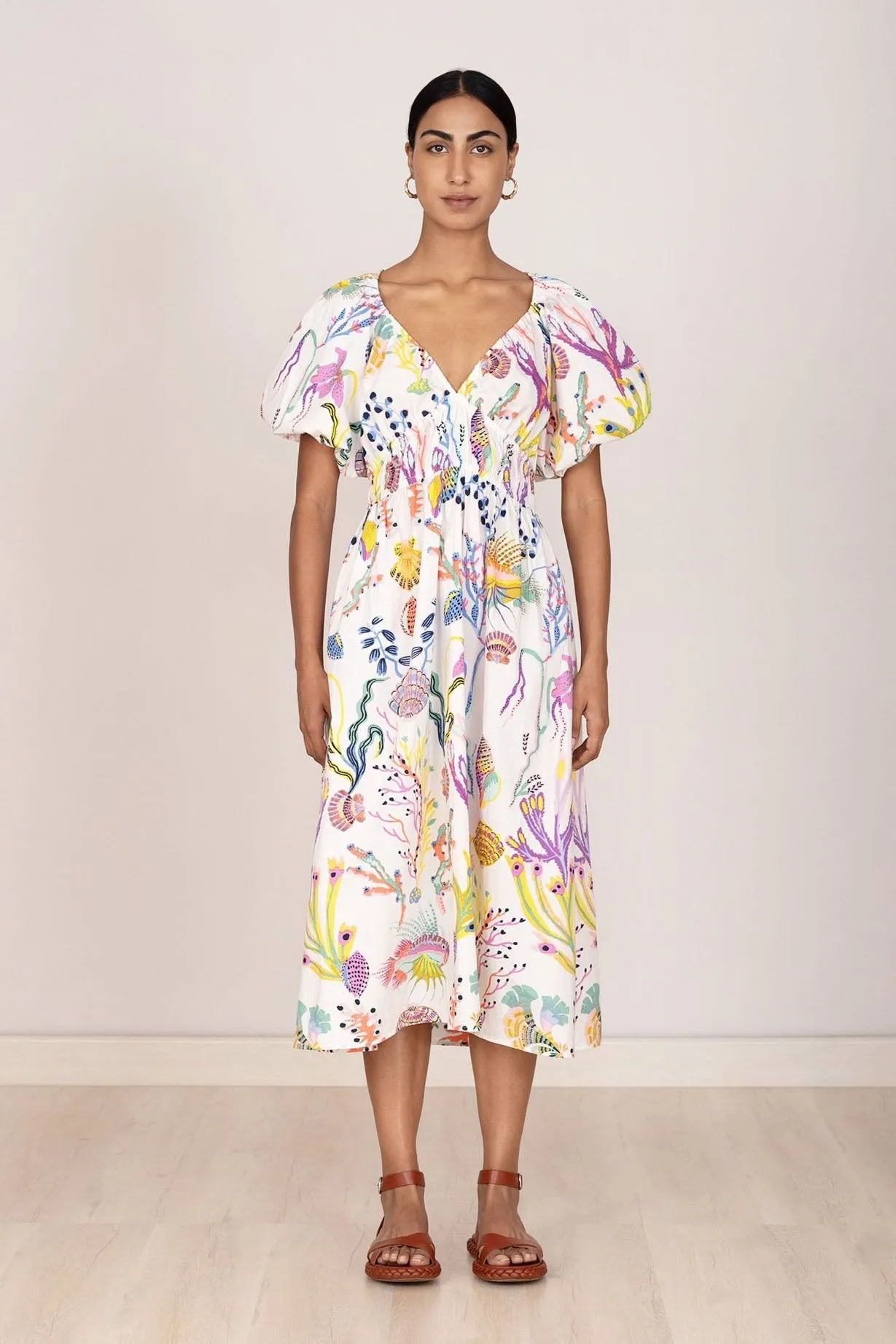 Francesca Dress Marine Mirage sold by Banjanan product image thumbnail 2