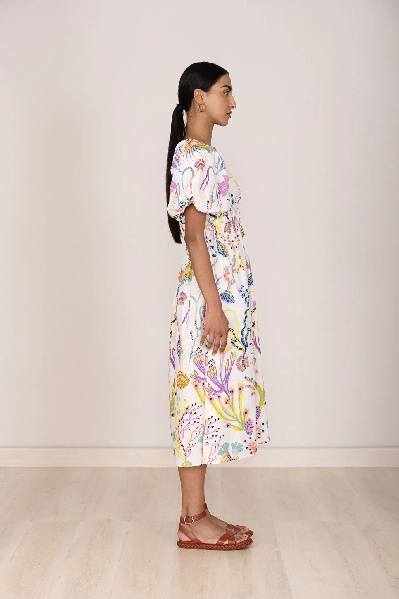 Francesca Dress Marine Mirage sold by Banjanan product image thumbnail 5