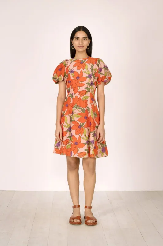 Gracia Dress Magnolia Rose sold by Banjanan