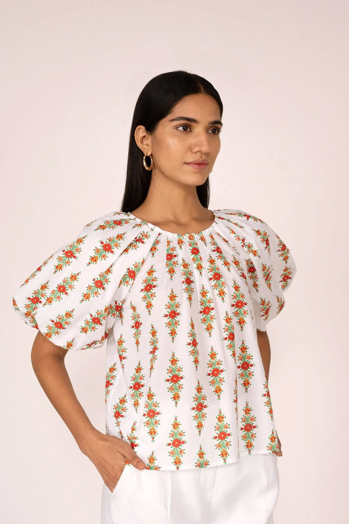 Oana Top Kashmir Trail Coconut sold by Banjanan product image thumbnail 2