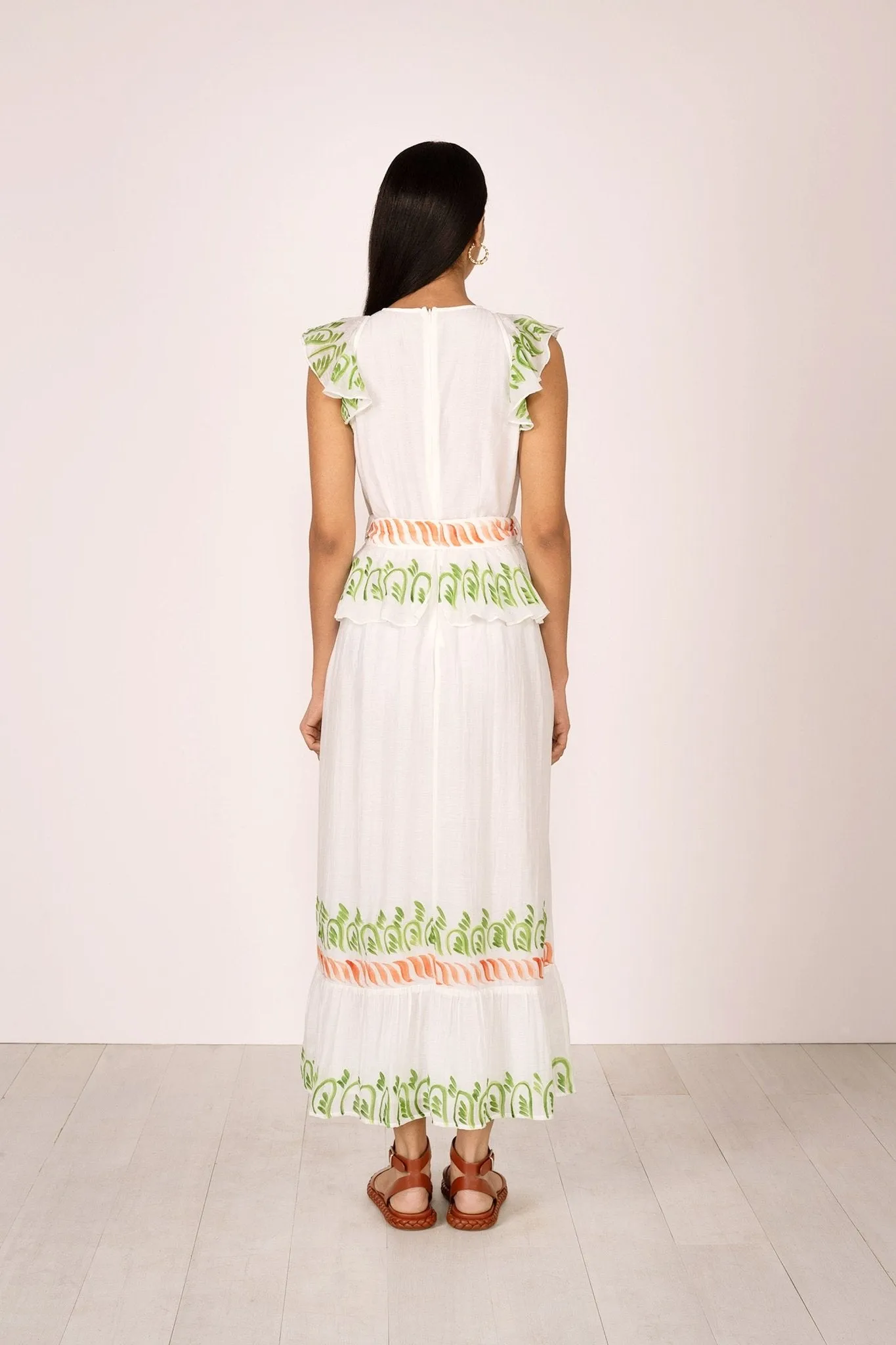 Basha Dress Hand Painted Watermelon sold by Banjanan product image thumbnail 3