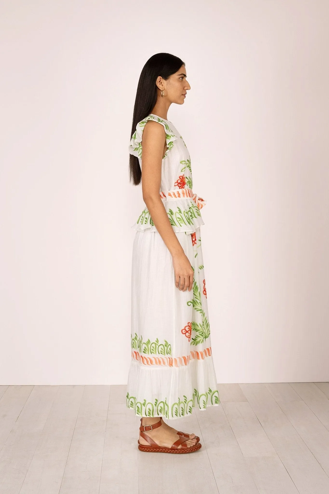Basha Dress Hand Painted Watermelon sold by Banjanan product image thumbnail 4