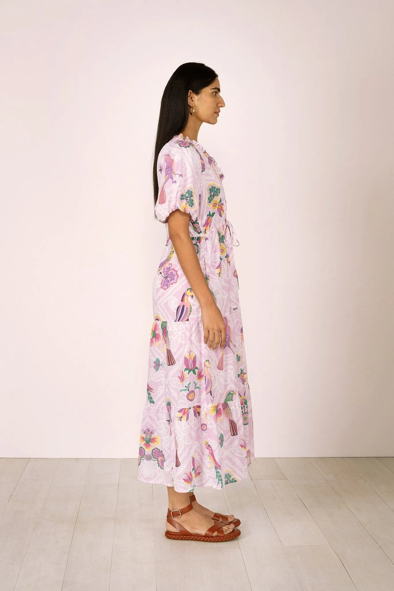 Poppy Dress Folk Lace Lavender sold by Banjanan product image thumbnail 4