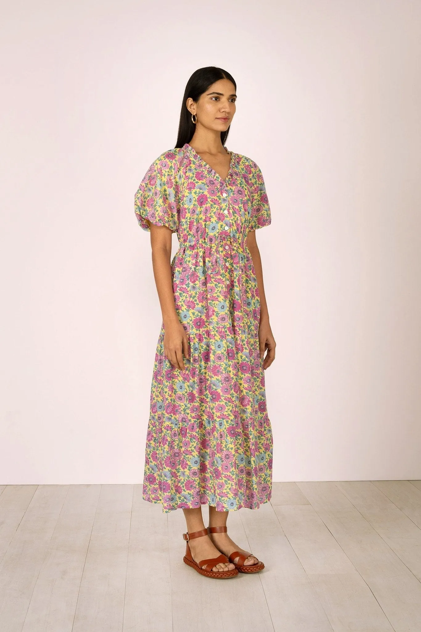 Poppy Dress Daisy Lemon sold by Banjanan product image thumbnail 5