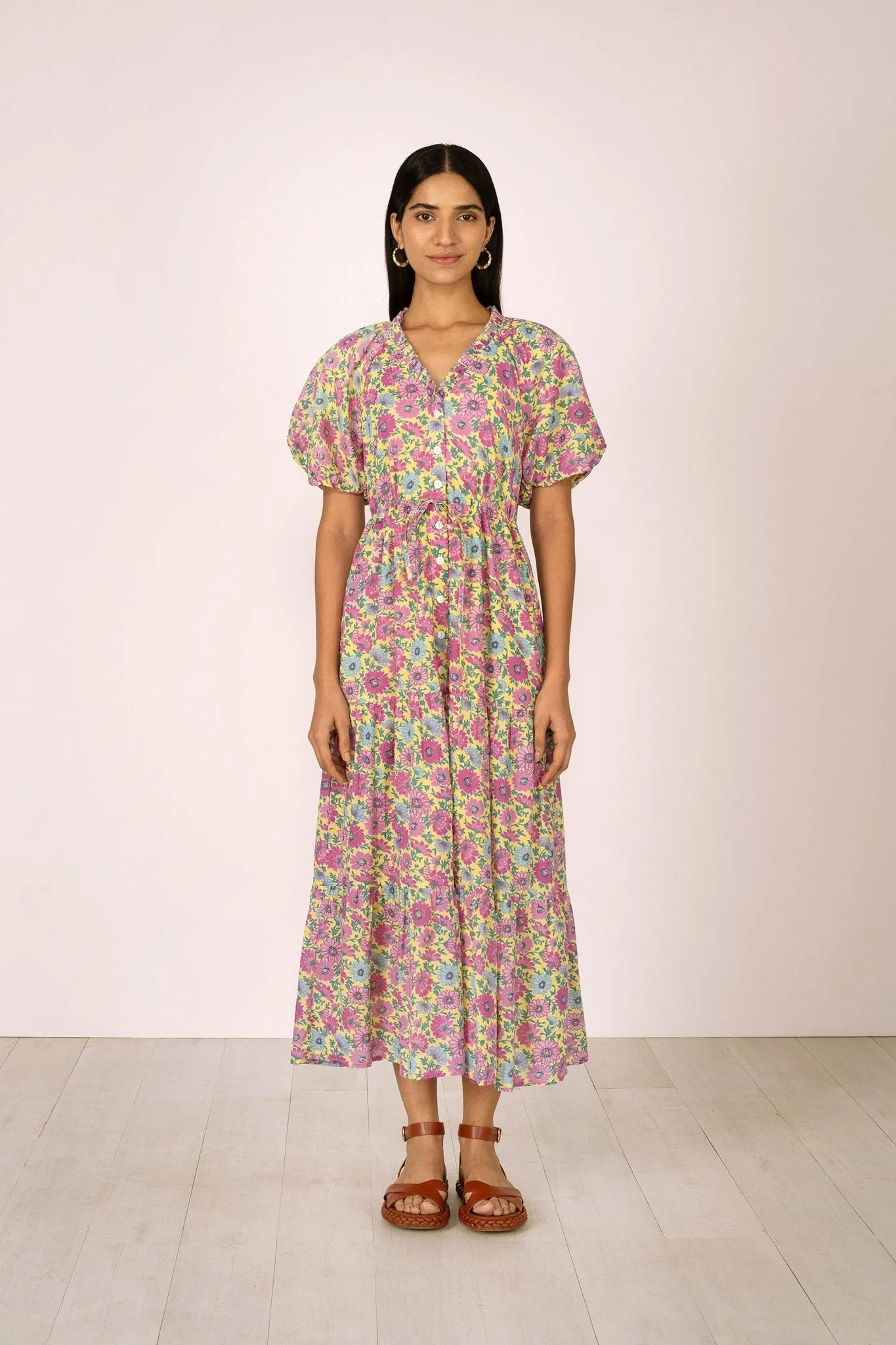 Poppy Dress Daisy Lemon sold by Banjanan