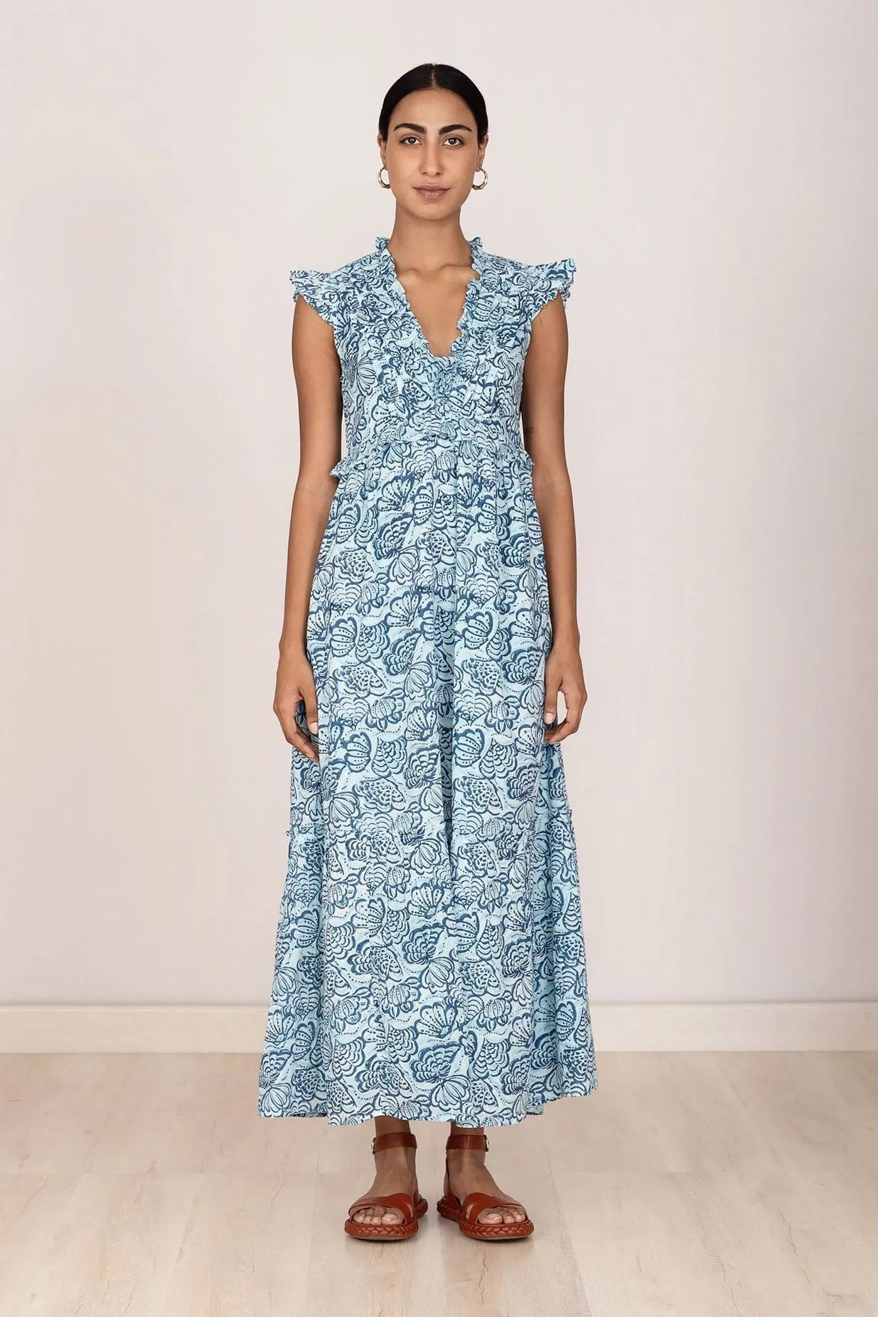 Constance Dress Shell Aqua sold by Banjanan product image thumbnail 2