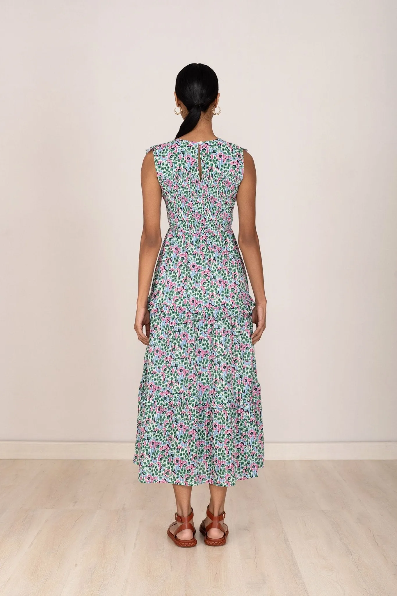 Iris Dress Margot Strawberry Cream sold by Banjanan product image thumbnail 3