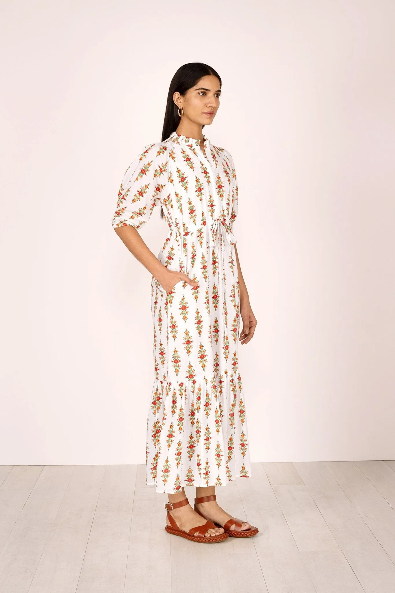 Betty Dress Kashmir Trail Coconut sold by Banjanan product image thumbnail 4