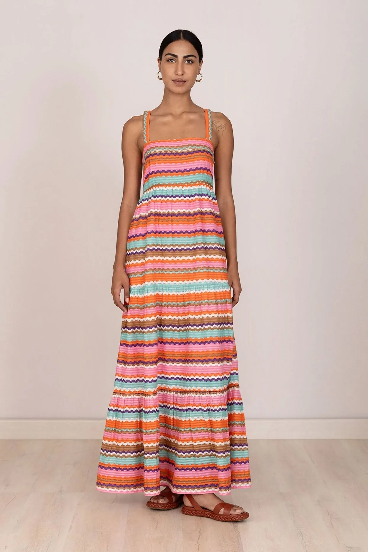 Daniella Dress Wavy Cascade sold by Banjanan product image thumbnail 2