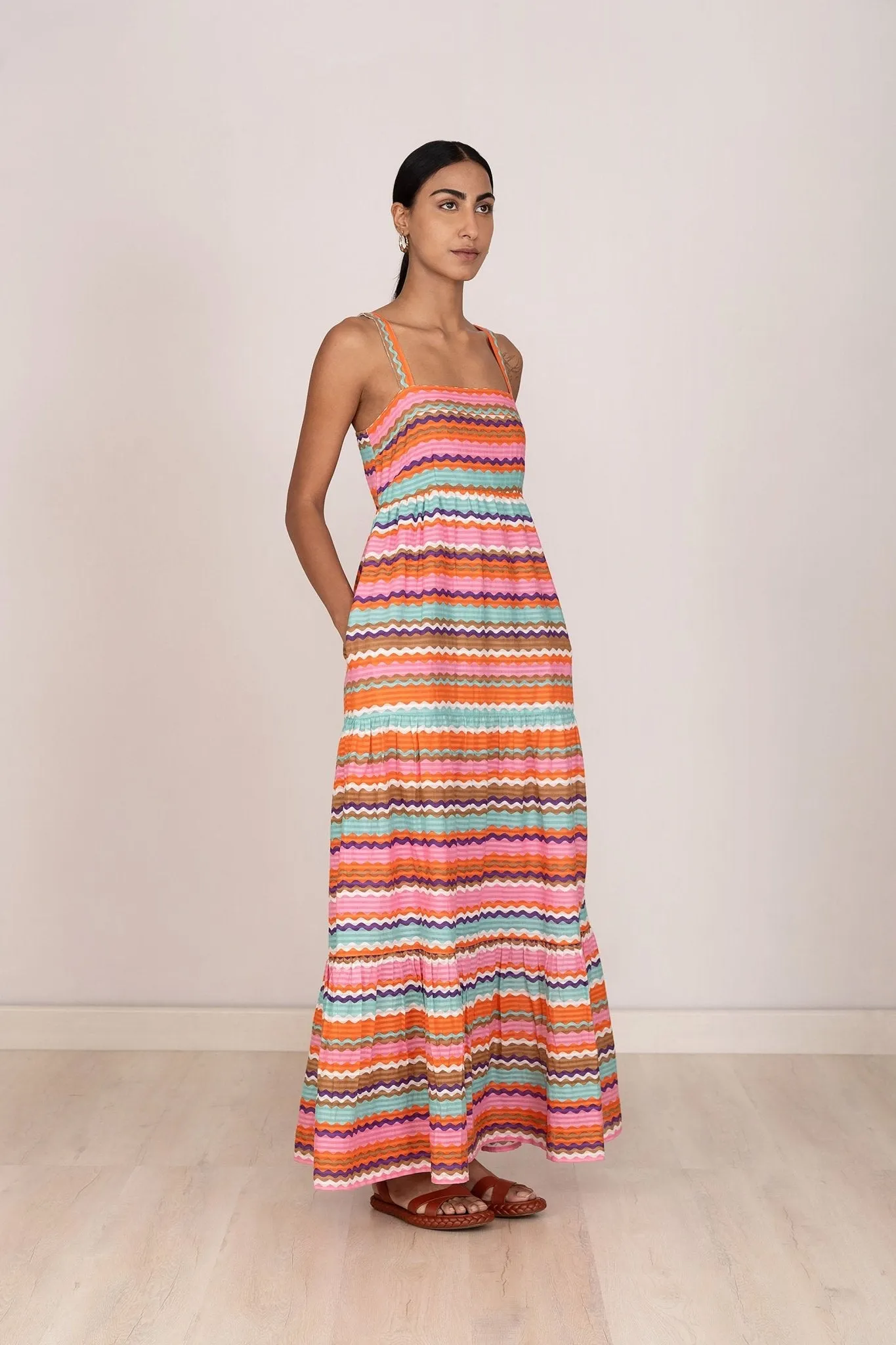 Daniella Dress Wavy Cascade sold by Banjanan product image thumbnail 4