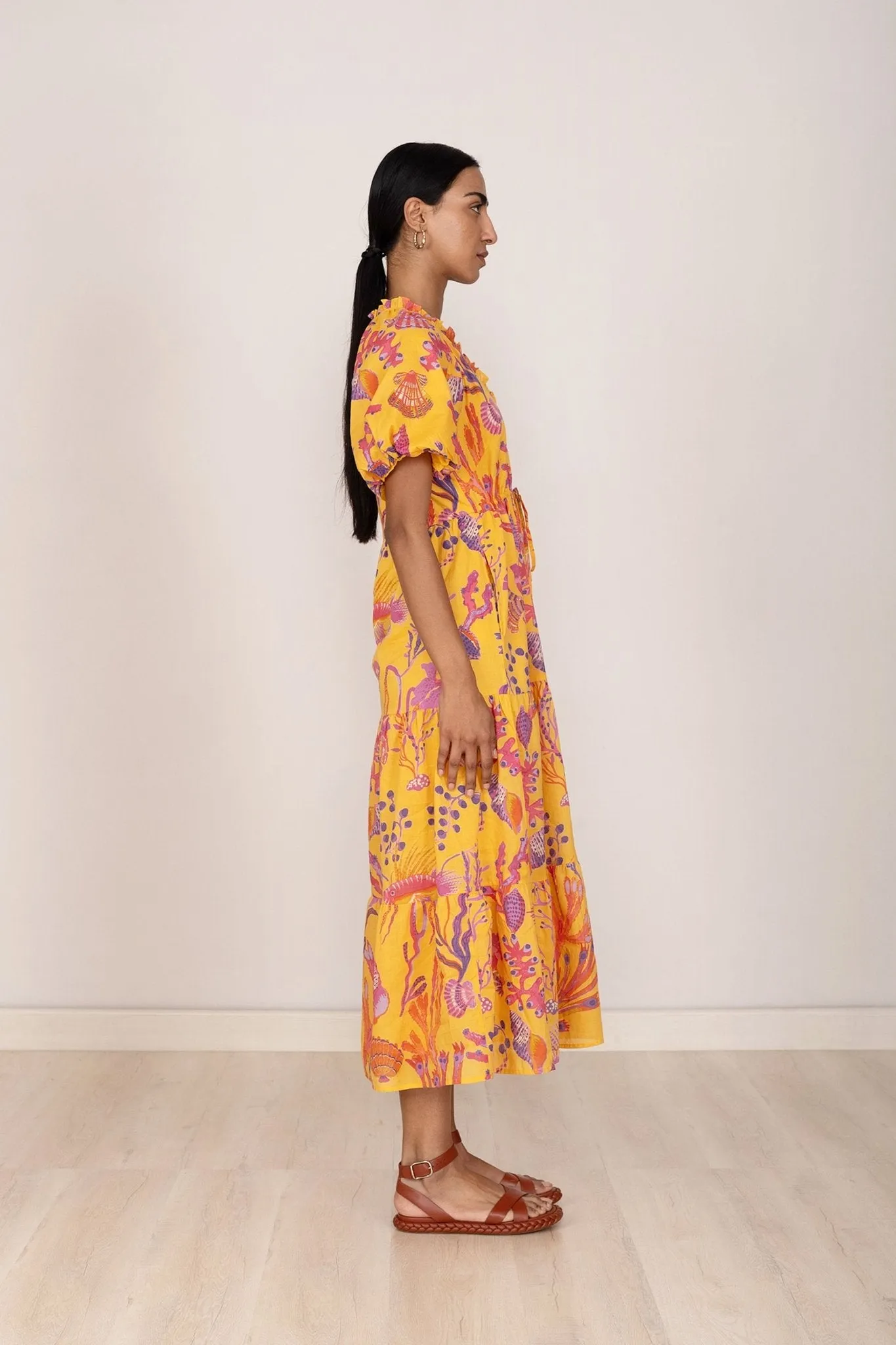 Poppy Dress Marine Golden sold by Banjanan product image thumbnail 4