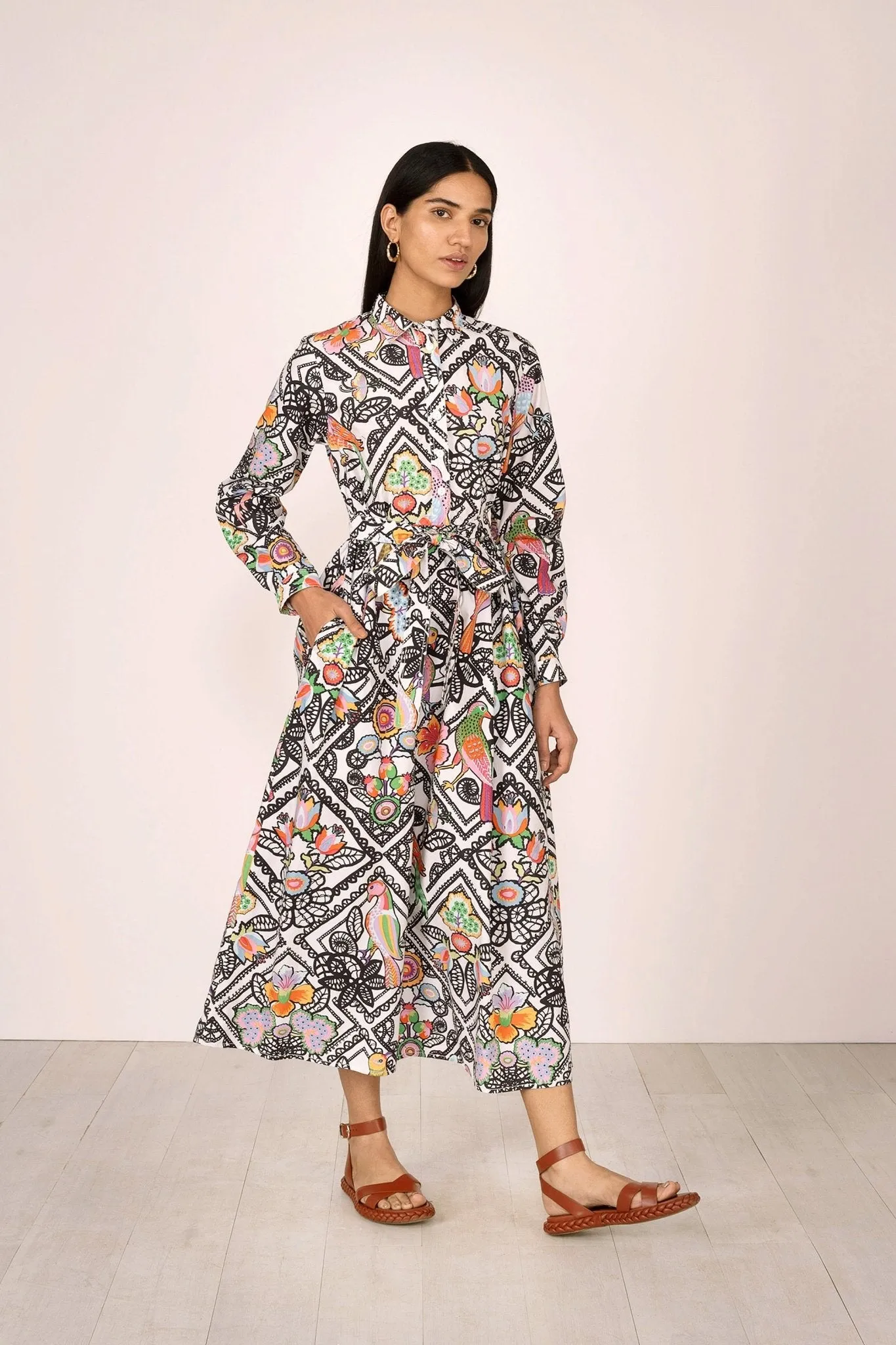 Daffodil Dress Folk Lace Black sold by Banjanan product image thumbnail 2